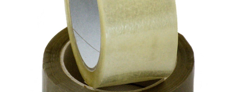 PP Klebeband mit Acrylatkleber in braun und transparent