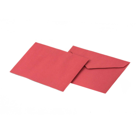 Briefumschläge für Rechnungen und Lieferscheine in rot