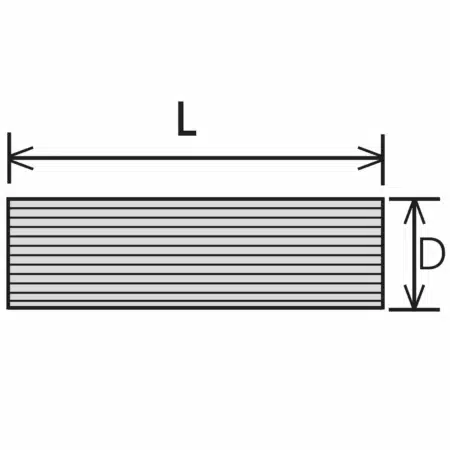 Weichplatte als Skizze und Bemaßungen