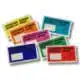 bunte Lieferscheintaschen und Versandtaschen in rot, gelb, grün, türkis, blau, orange und pink